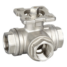 Stainless Steel 3way Ball Valve